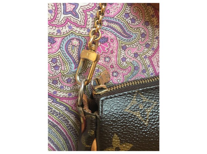 Louis Vuitton POCHETTE EVA Marrone - vista 3