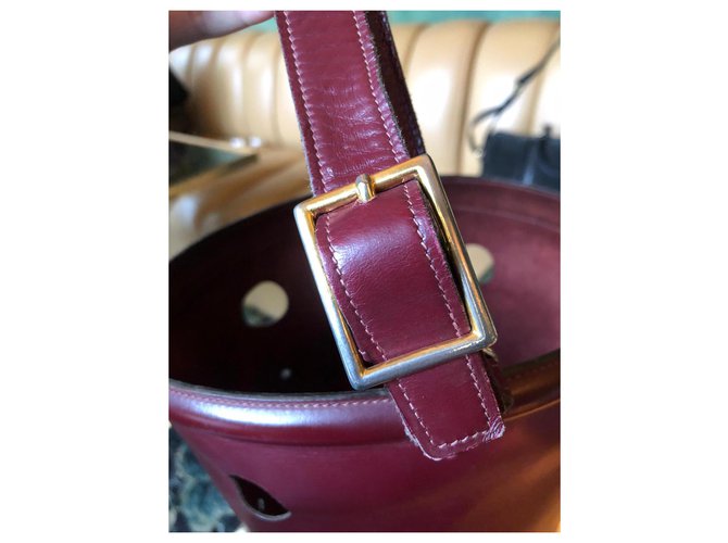 Mangeoire Hermès Feeder-Tasche Bordeaux - Ansicht 4