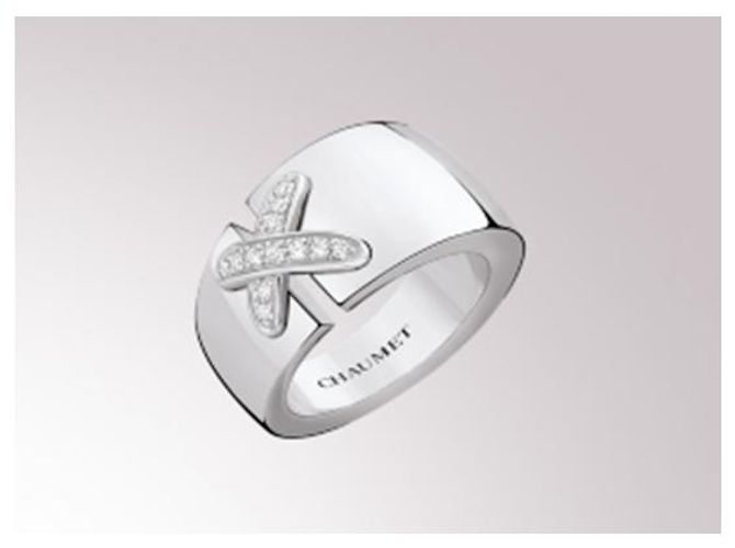 Anello Liens Chaumet in Oro Bianco e Diamanti - vista 2