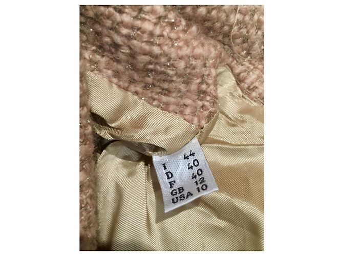 Abrigo de Alberta Ferretti de lana beige y dorado Caramelo - vista 21