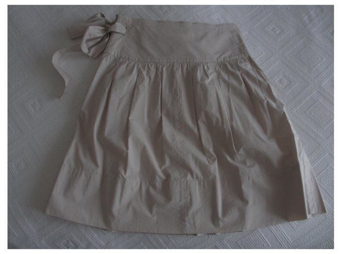 Falda Chloé modelo Sea Shell Beige - vista 2
