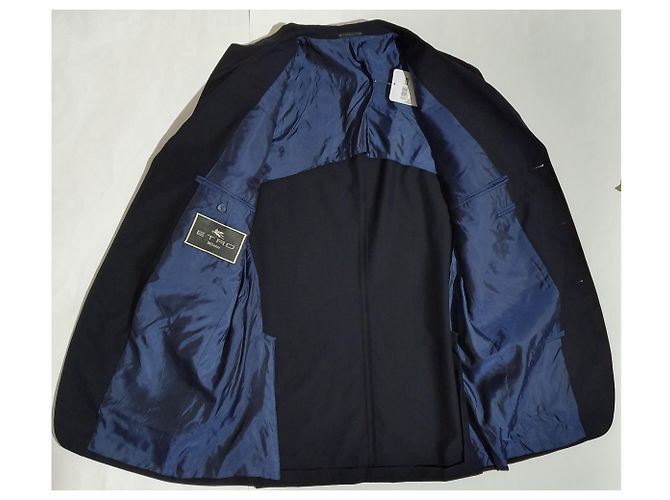 Etro Black Wool and Polyamide Blazer - view 4