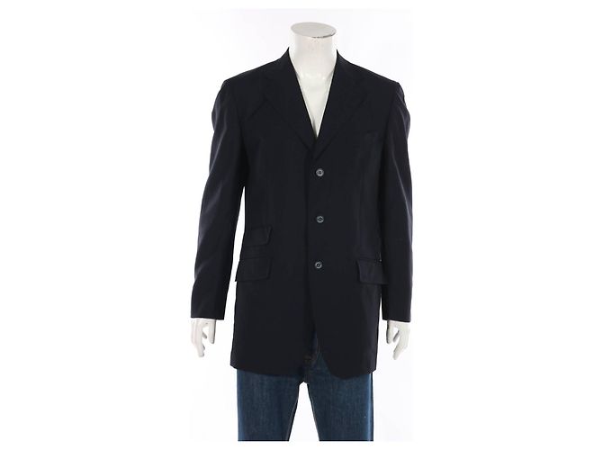 Etro Black Wool and Polyamide Blazer - view 7