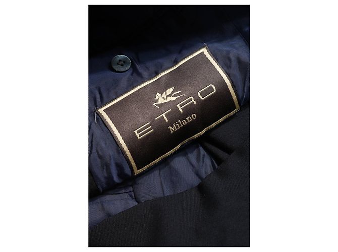 Etro Black Wool and Polyamide Blazer - view 9