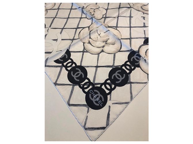 Chanel Lenços Branco - vista 3