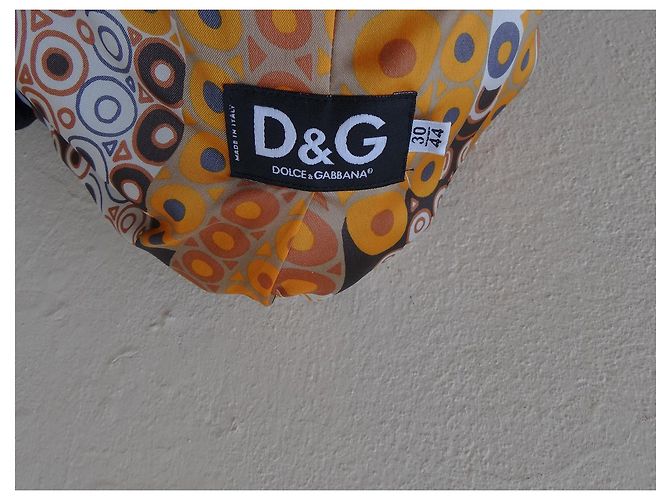 Dolce & Gabbana Abrigo de lana y cuero Marrón Azul Castaño Multicolor - vista 14