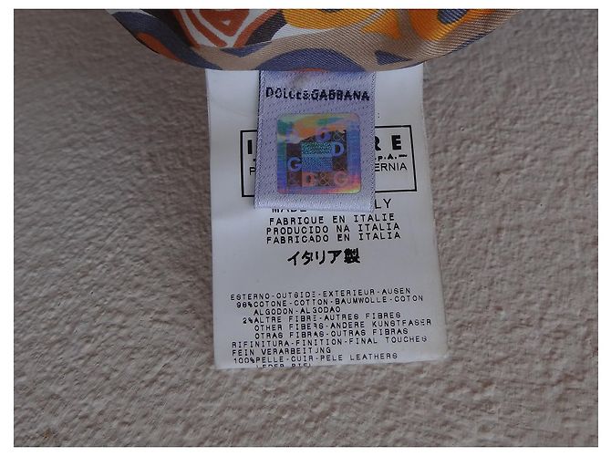 Dolce & Gabbana Abrigo de lana y cuero Marrón Azul Castaño Multicolor - vista 15