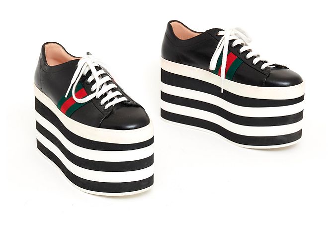 Gucci BLACK PEGGY ACE EU38.5 - view 3