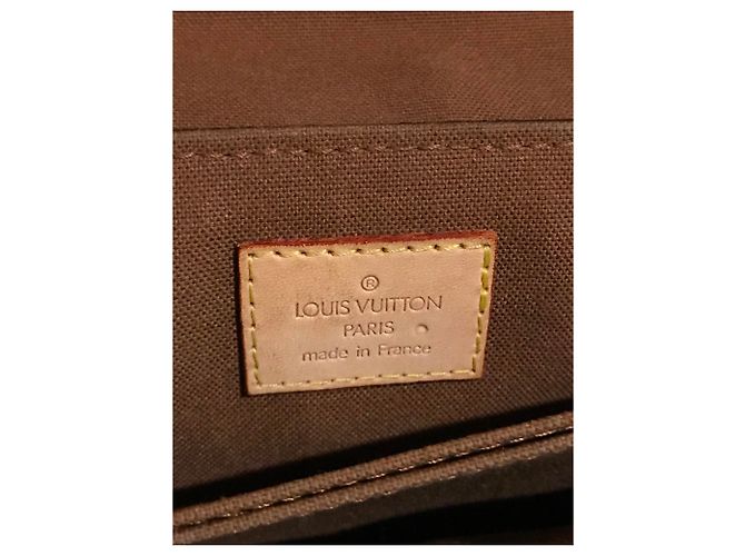 Borsa Louis Vuitton marrone rossiccio MM - vista 2