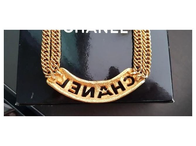 Collana girocollo in oro massiccio Chanel D'oro - vista 5