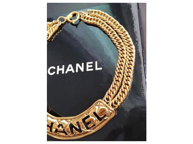 Collana girocollo in oro massiccio Chanel D'oro - vista 6