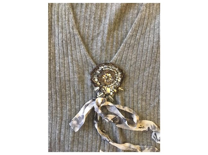 Jersey de cachemira Armand Ventilo Gris M - vista 10