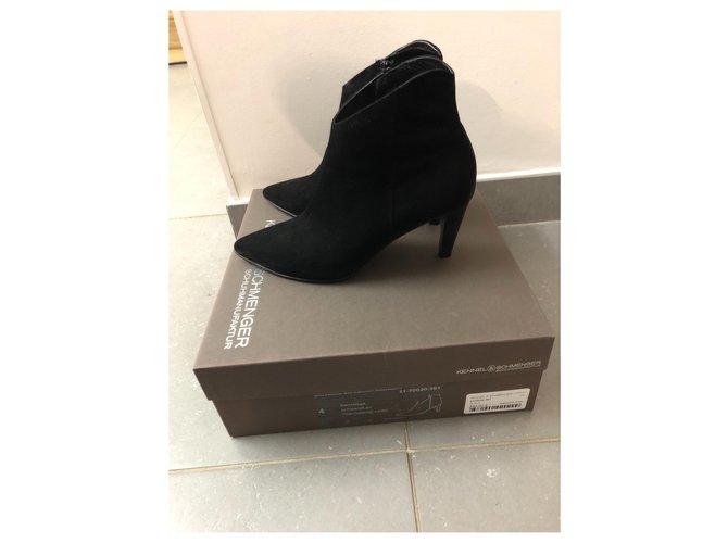 Kennel & Schmenger Botas vaqueras finas Negro - vista 3