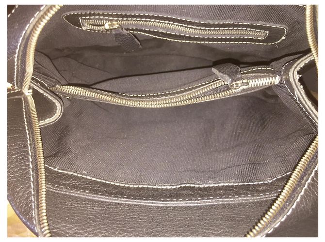 Tod's borsa di pelle a grana Nero - vista 5