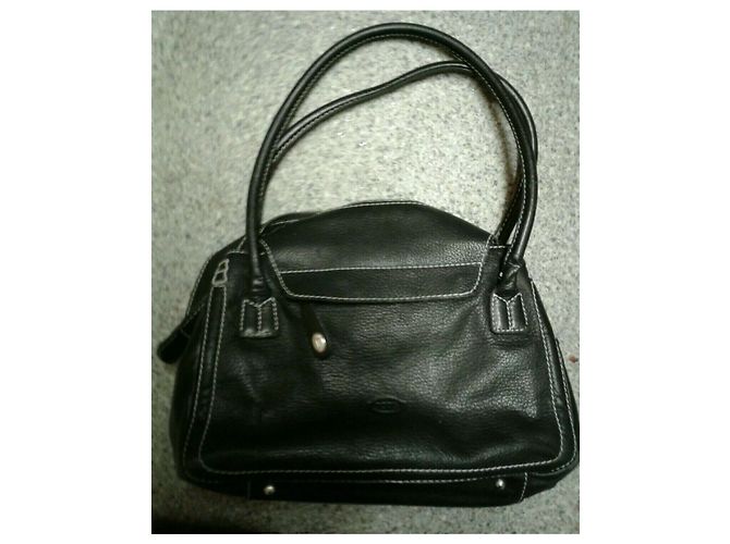 Tod's borsa di pelle a grana Nero - vista 6