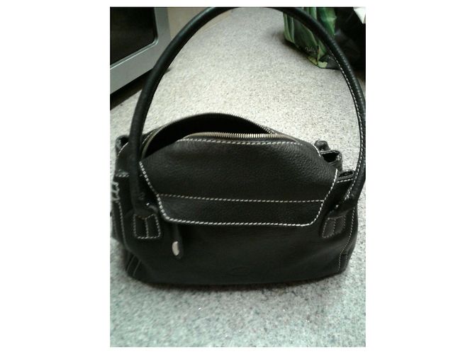Tod's borsa di pelle a grana Nero - vista 7