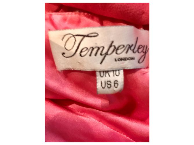 Temperley London Verziertes Seidenkleid Pink - Ansicht 8