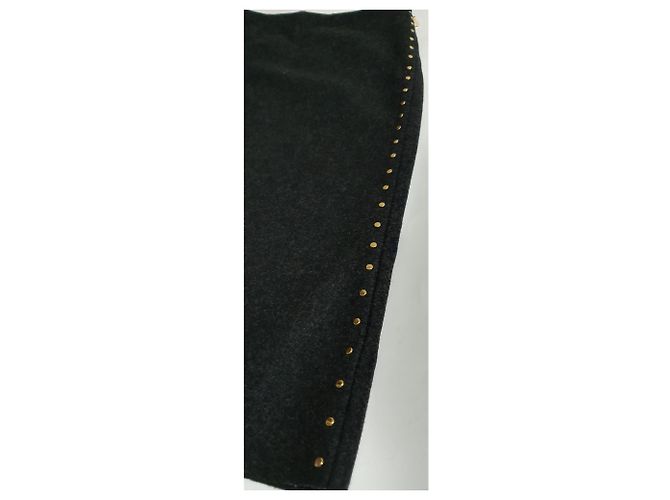 Falda J.Crew de lana gris oscuro Gris antracita - vista 2