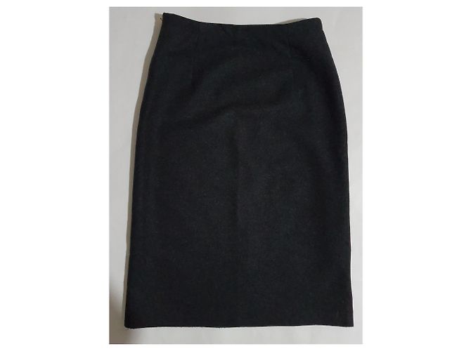 Falda J.Crew de lana gris oscuro Gris antracita - vista 3