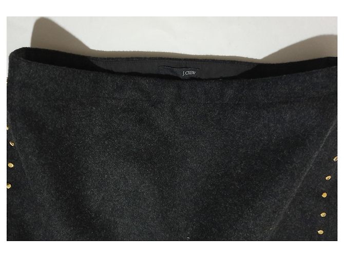 Falda J.Crew de lana gris oscuro Gris antracita - vista 4