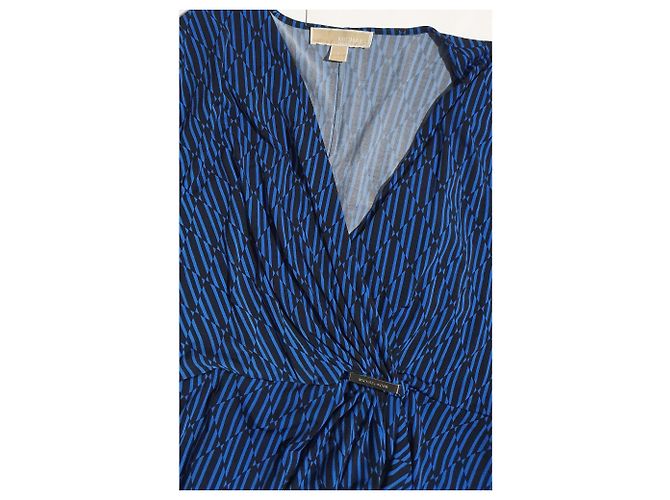 Michael Kors Jay Kleid Blau Schwarz - Ansicht 3