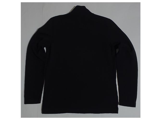 Fabiana Filippi Schwarzer Merinowolle Strickpullover M - Ansicht 2