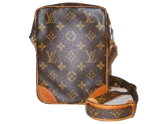 LOUIS VUITTON vintage sac Danube PM Marron - vue 8