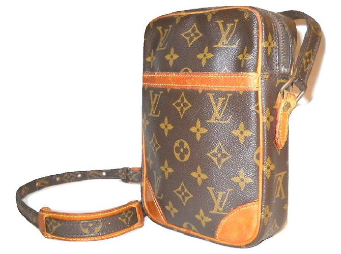 LOUIS VUITTON vintage sac Danube PM Marron - vue 9