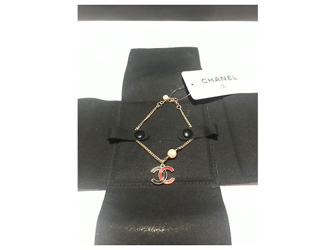 BRACCIALE CC GOLDEN foderato CHANEL . NUOVO !!! D'oro - vista 5