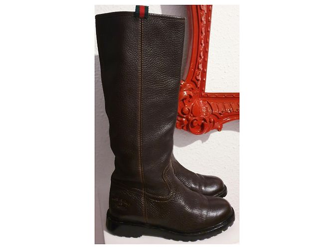 Bottes Gucci 36 cuir - vue 14