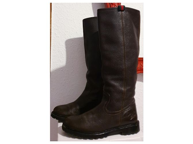 Bottes Gucci 36 cuir - vue 20