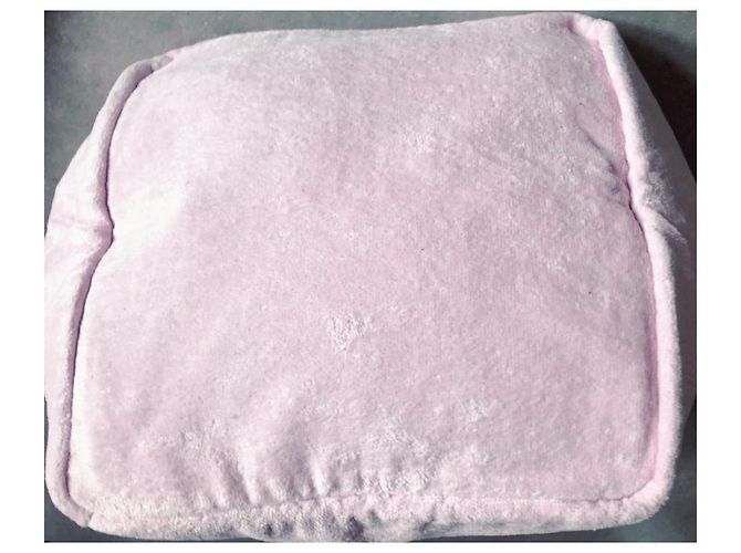 Borsa in cotone rosa Chanel - vista 5