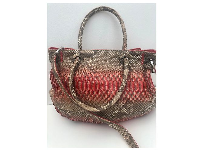 Autre Marque Sac à main imprimé python - vue 2