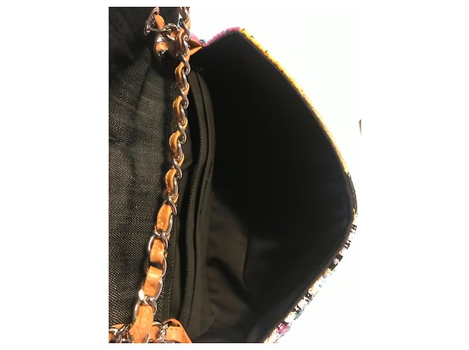 Mehrfarbige Chanel Patchwork-Tasche Mehrfarben - Ansicht 13