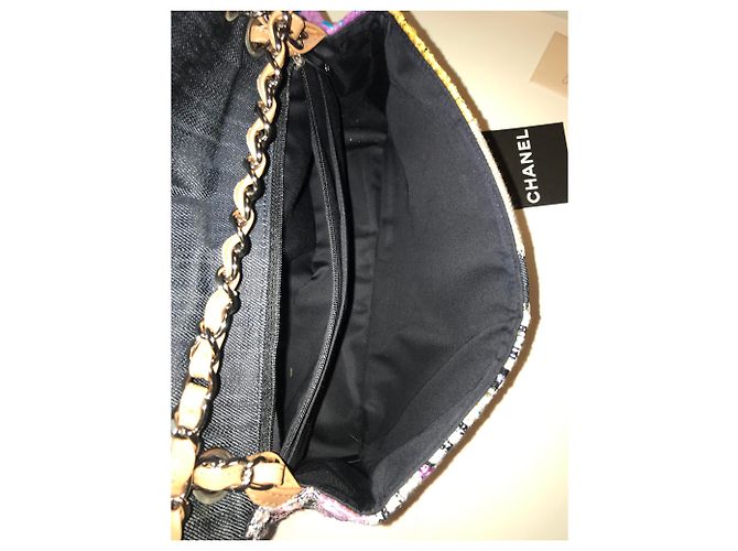 Mehrfarbige Chanel Patchwork-Tasche Mehrfarben - Ansicht 14