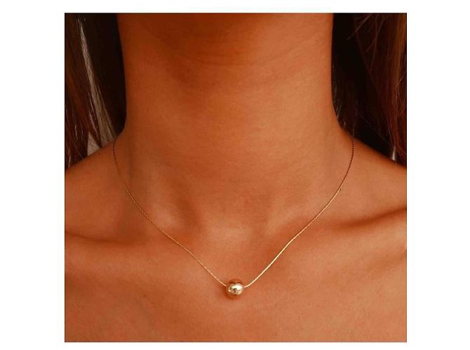 Autre Marque Authentische Marseillais Halskette - GOLD Perlen Golden - Ansicht 3
