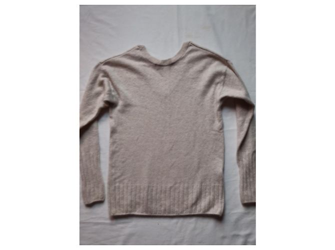 Comptoir Des Cotonniers Kaschmirpullover V-Ausschnitt Beige XS - Ansicht 2