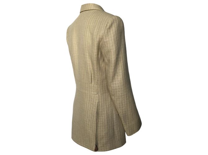 Hermès Giacche Beige Marrone chiaro - vista 3