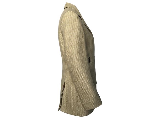Hermès Giacche Beige Marrone chiaro - vista 4