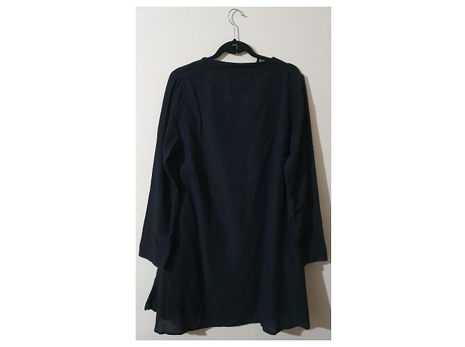 Autre Marque Vestido Rabens Saloner de algodón negro oversize M - vista 2