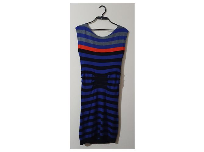 Vestido a rayas Ted Baker Viscosa Nylon Multicolor - vista 2