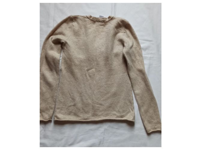 Autre Marque Suéter de cachemira rojo Evelyn Grace Beige - vista 2