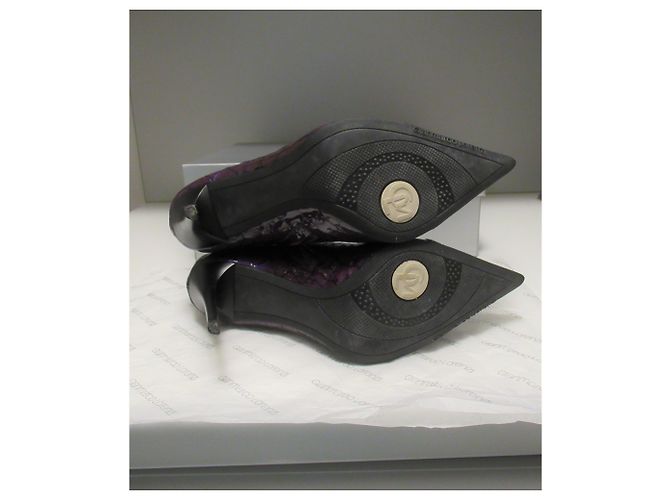 Lila Lackstiefel von Gianmarco Lorenzi - Ansicht 6