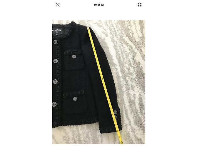 CHANEL ROME PICCOLA GIACCA NERA Nero - vista 11