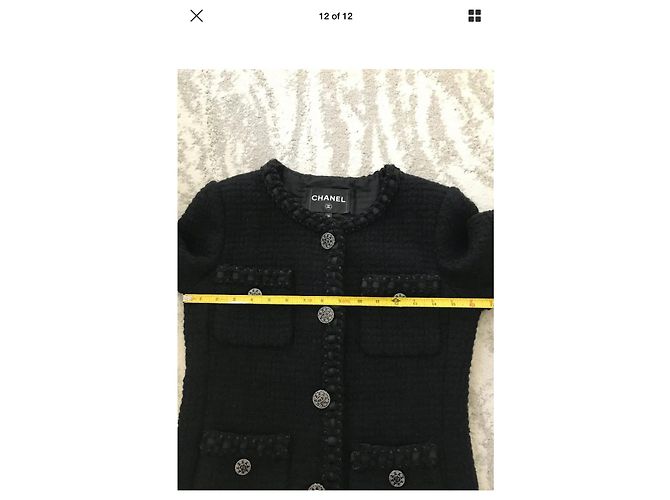CHANEL ROME PICCOLA GIACCA NERA Nero - vista 13