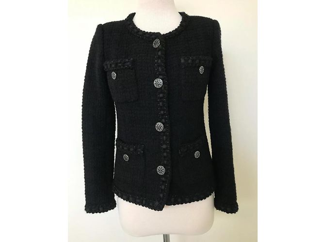 CHANEL ROME PICCOLA GIACCA NERA Nero - vista 2