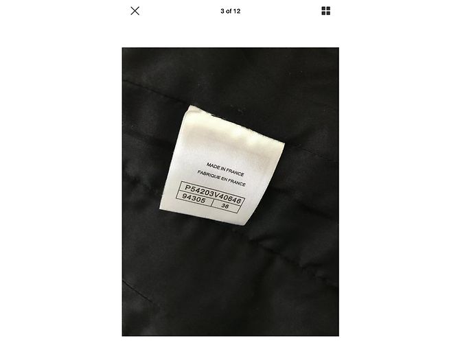 CHANEL ROME PICCOLA GIACCA NERA Nero - vista 4
