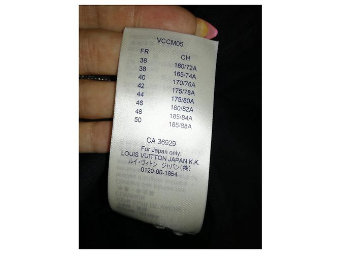 Jeans de parches Louis Vuitton World Tour hechos a medida Negro - vista 10