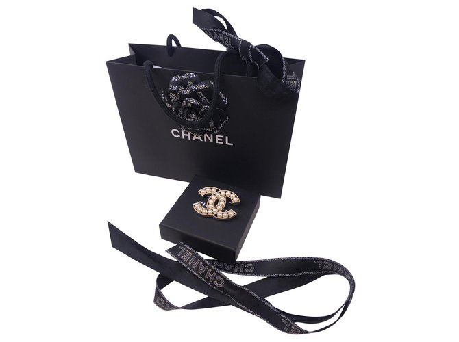 Spilla con perle Chanel 2019 Argento - vista 2