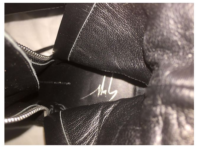 Giuseppe Zanotti Botas com zíper e cadarço Preto - vista 3